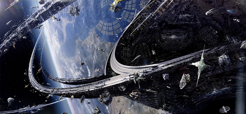 Illustration for article titled Estos conceptos de Jupiter Ascending son dignos de fondo de escritorio